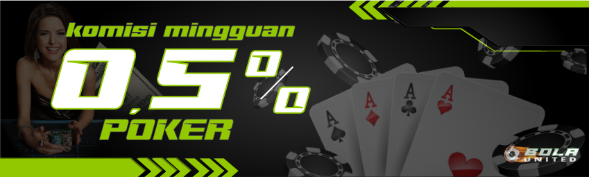 KOMISI ROLLINGAN POKER 0.5%