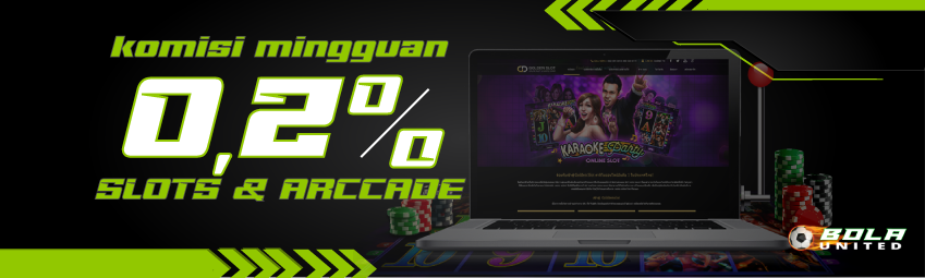 KOMISI ROLLINGAN SLOTS ARCADE 0.2%